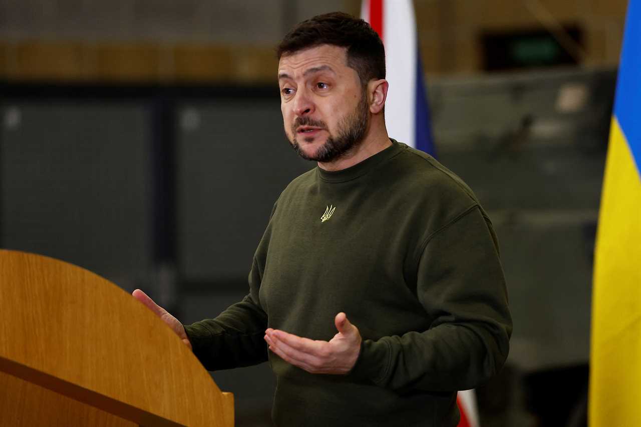 President Zelensky makes desperate plea for Britain to give Ukraine fighter jets to beat Putin