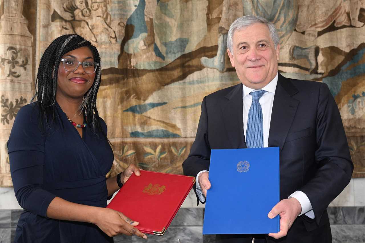 Kemi Badenoch signs historic UK-Italy export deal in Rome set to boost green tech and sciences by billions