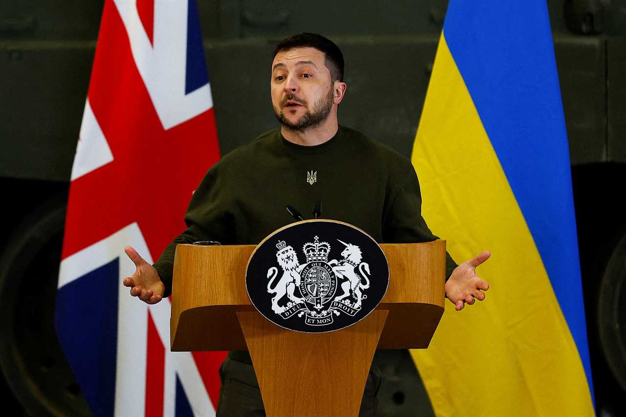 Volodymyr Zelensky is like a modern day Winston Churchill, Defence Secretary Ben Wallace says