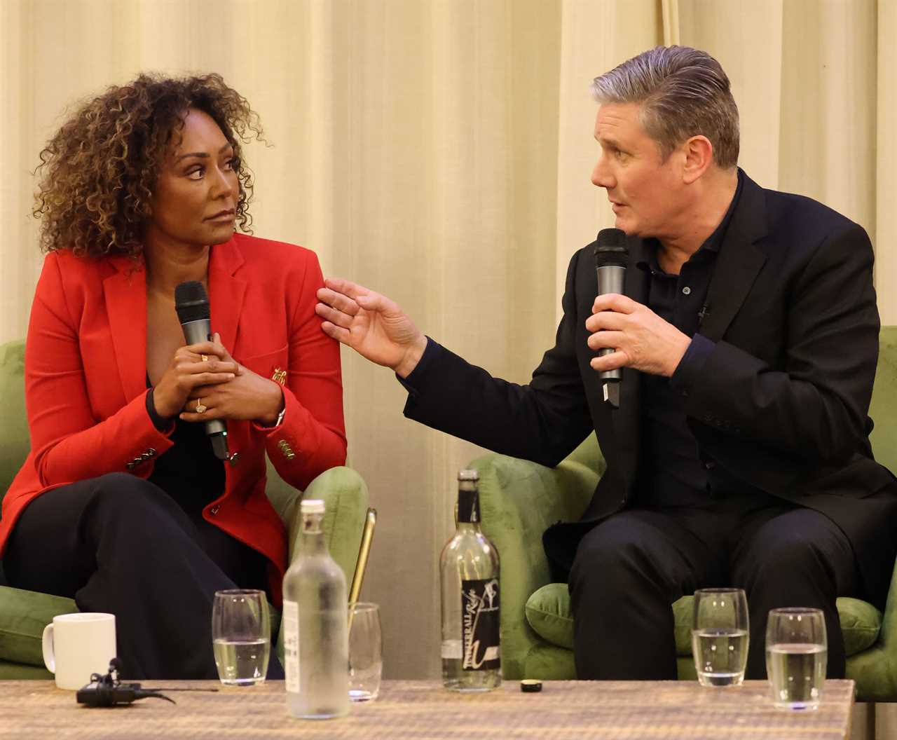 Mel B makes Sir Keir Starmer squirm as she demands he makes protecting women key priority