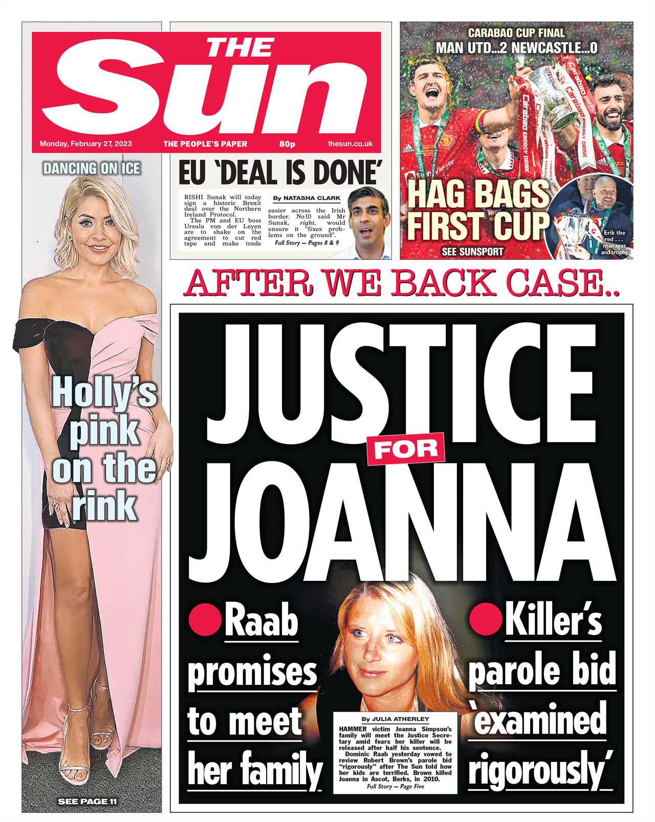 Law is letting down Joanna Simpson, says Carrie Johnson as she backs bid to keep killer in jail