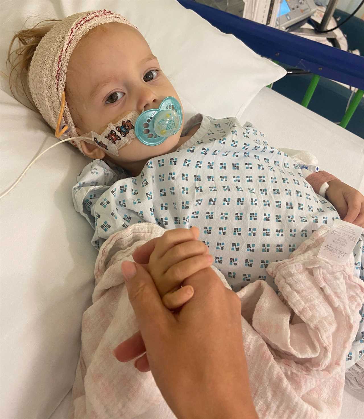 Parents share heartbreaking pictures of their little girl and medics ‘don’t know’ how to treat child’s rare cancer