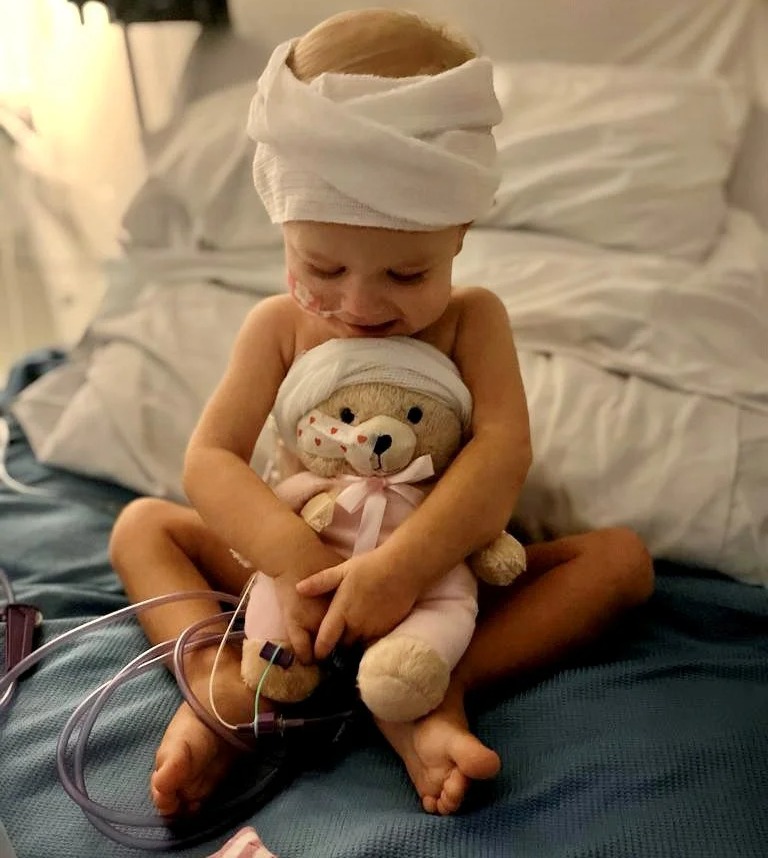 Parents share heartbreaking pictures of their little girl and medics ‘don’t know’ how to treat child’s rare cancer