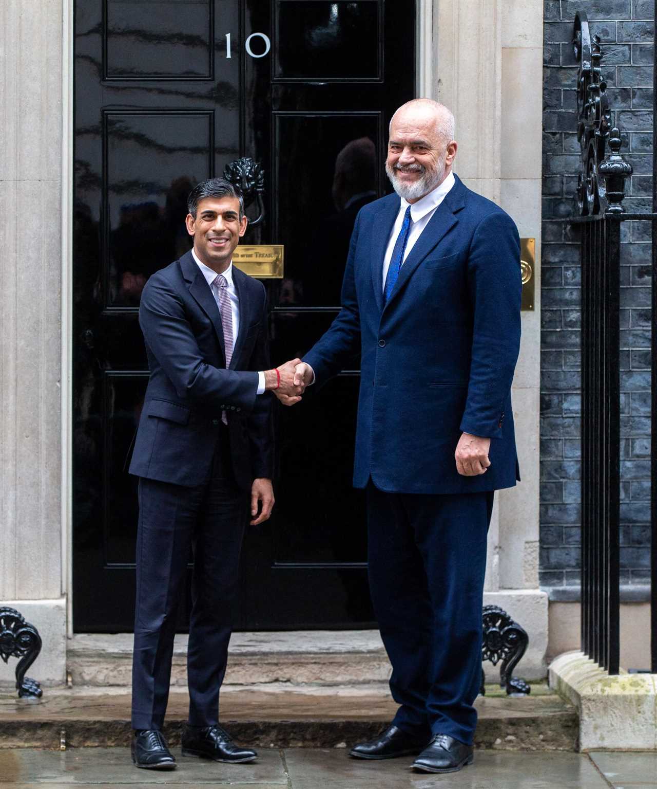 Albania’s PM smiles with Rishi Sunak — before slamming how his country’s Channel migrants are ‘singled out’