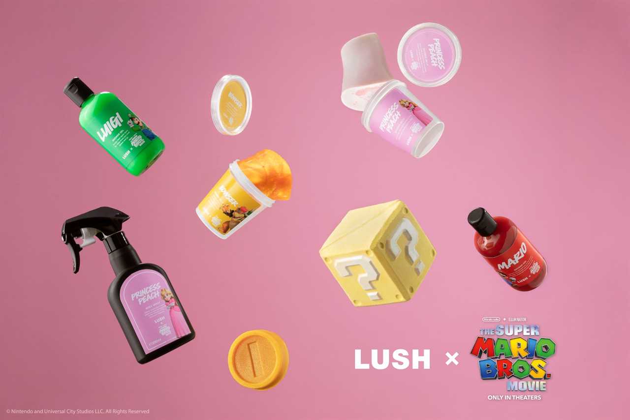 Gamers go wild for Lush’s must buy Mario products