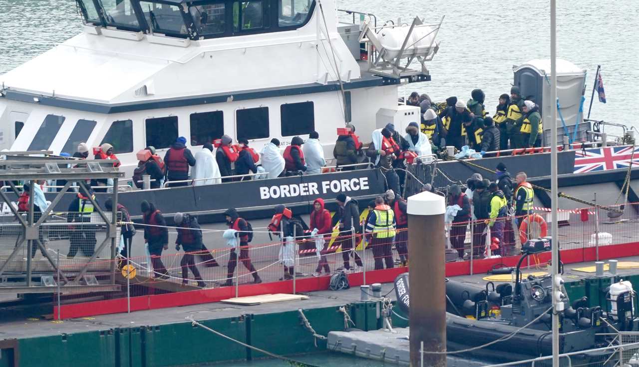 Illegal migrants will be housed on giant BARGES to slash Britain’s £3.5 billion asylum hotel bill