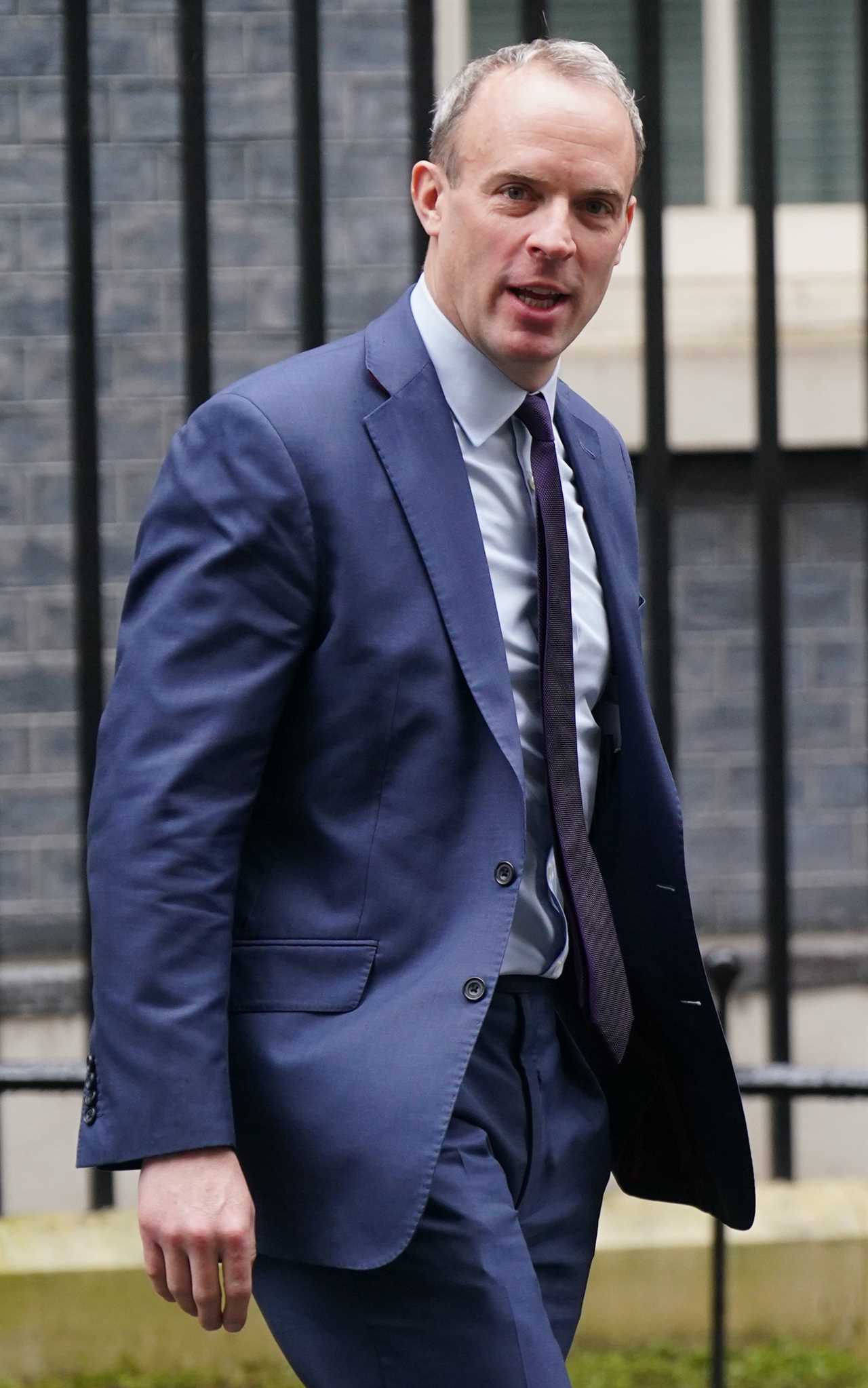 Deputy Prime Minister and Justice Secretary Dominic Raab leaving 10 Downing Street, London, after a Cabinet meeting. Picture date: Tuesday March 28, 2023. PA Photo. Photo credit should read: Yui Mok/PA Wire