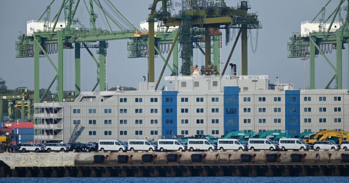 Britain’s first floating migrant barge set to be moored off Dorset’s Jurassic coast
