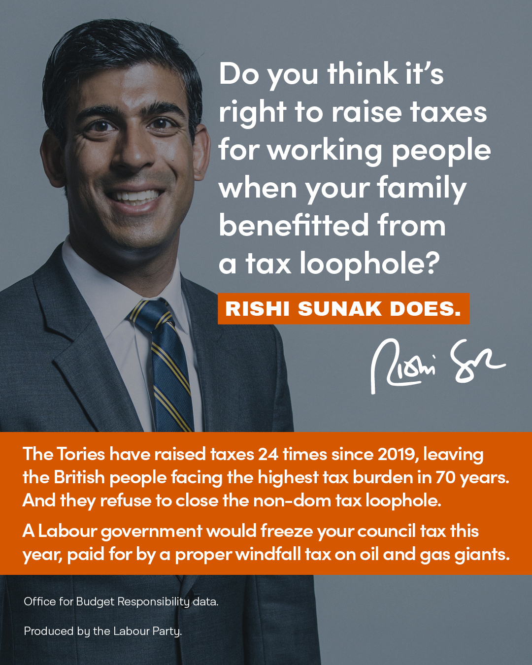 Labour double down on personal attacks on Rishi Sunak — with an advert targeting his wife