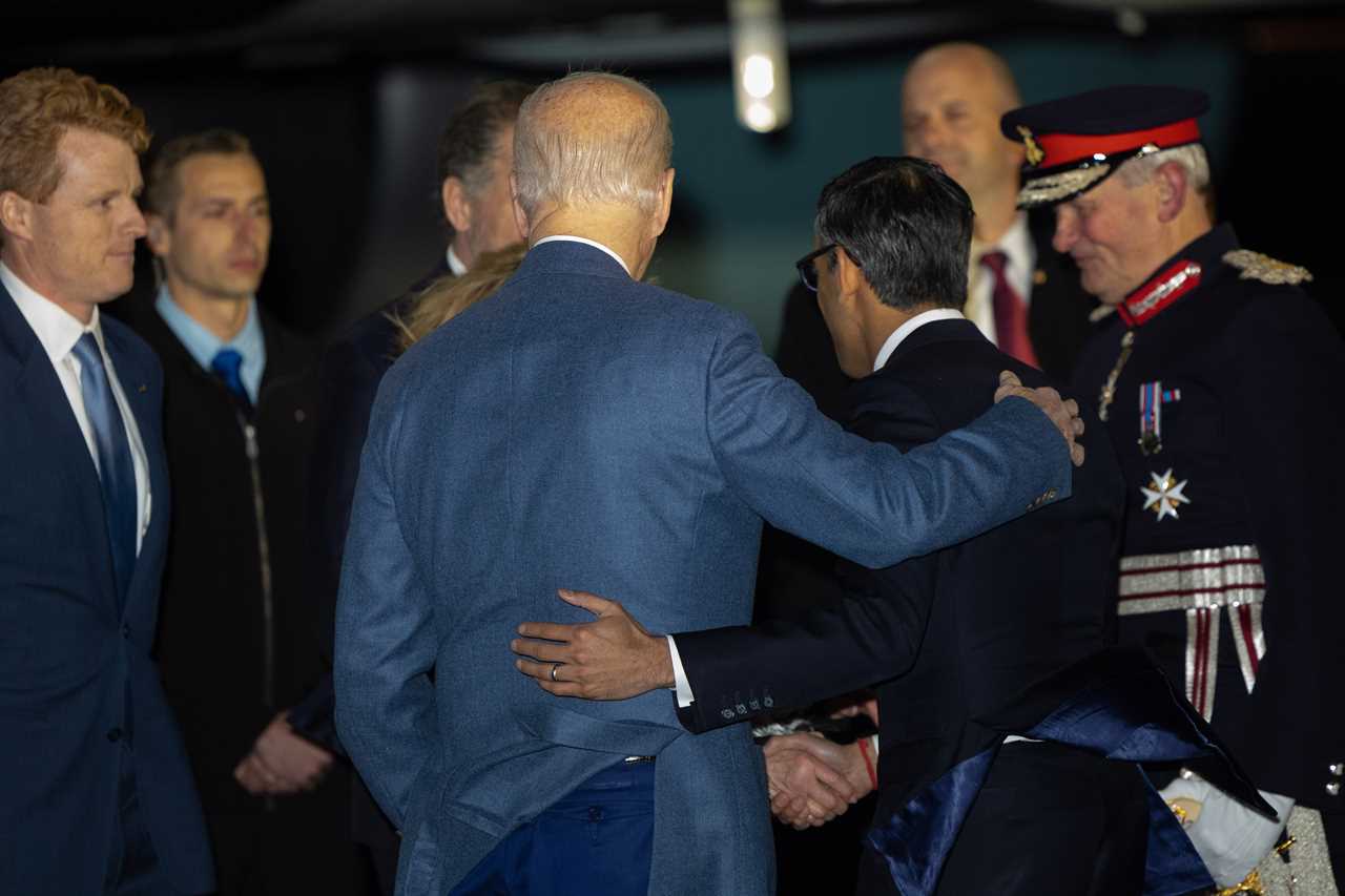 President Joe Biden says he’s ‘here to listen’ as he meets Rishi Sunak in Northern Ireland to mark peace anniversary