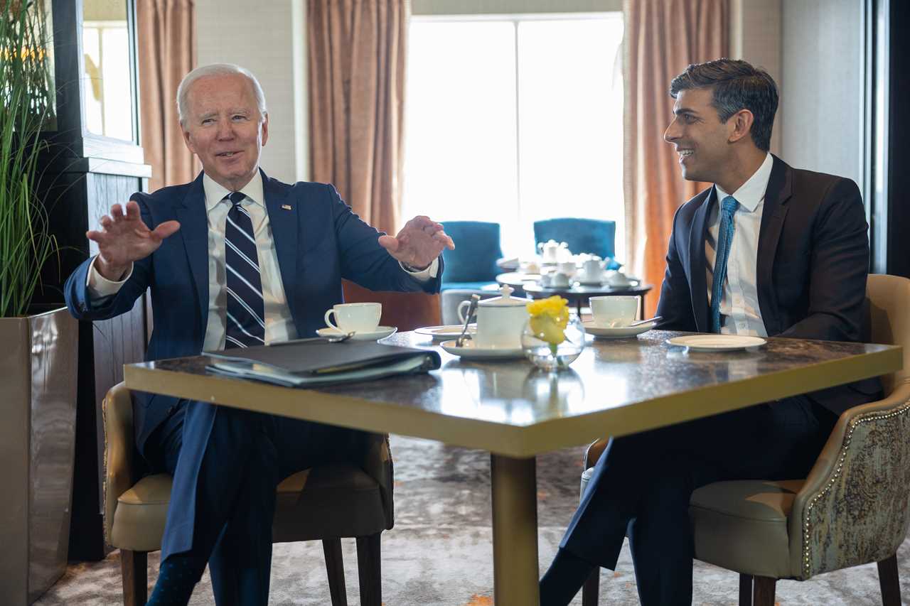 Joe Biden hails Rishi Sunak’s Brexit deal and says it’ll pave the way for economic boom in Northern Ireland