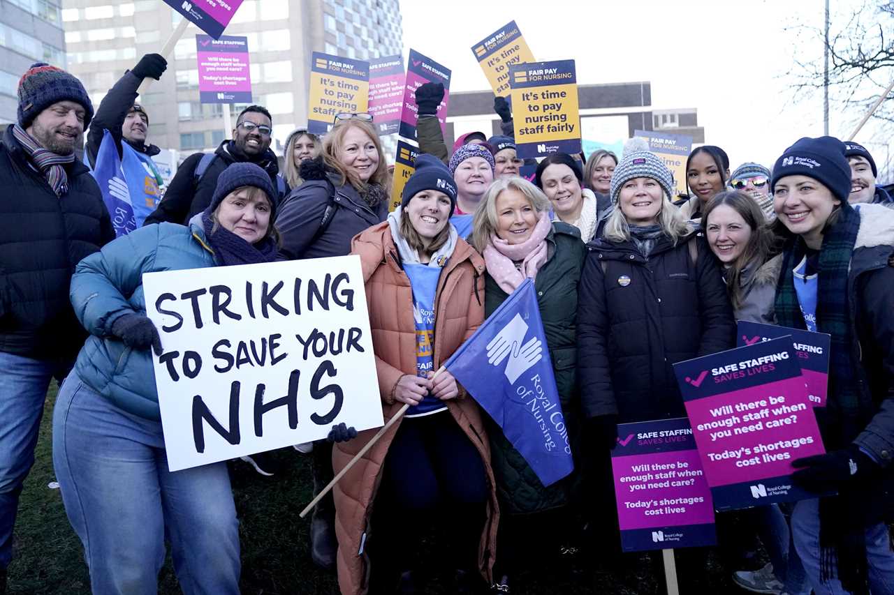 Nurses could lock Britain in strike chaos until CHRISTMAS with regular walk outs over pay, chief warns