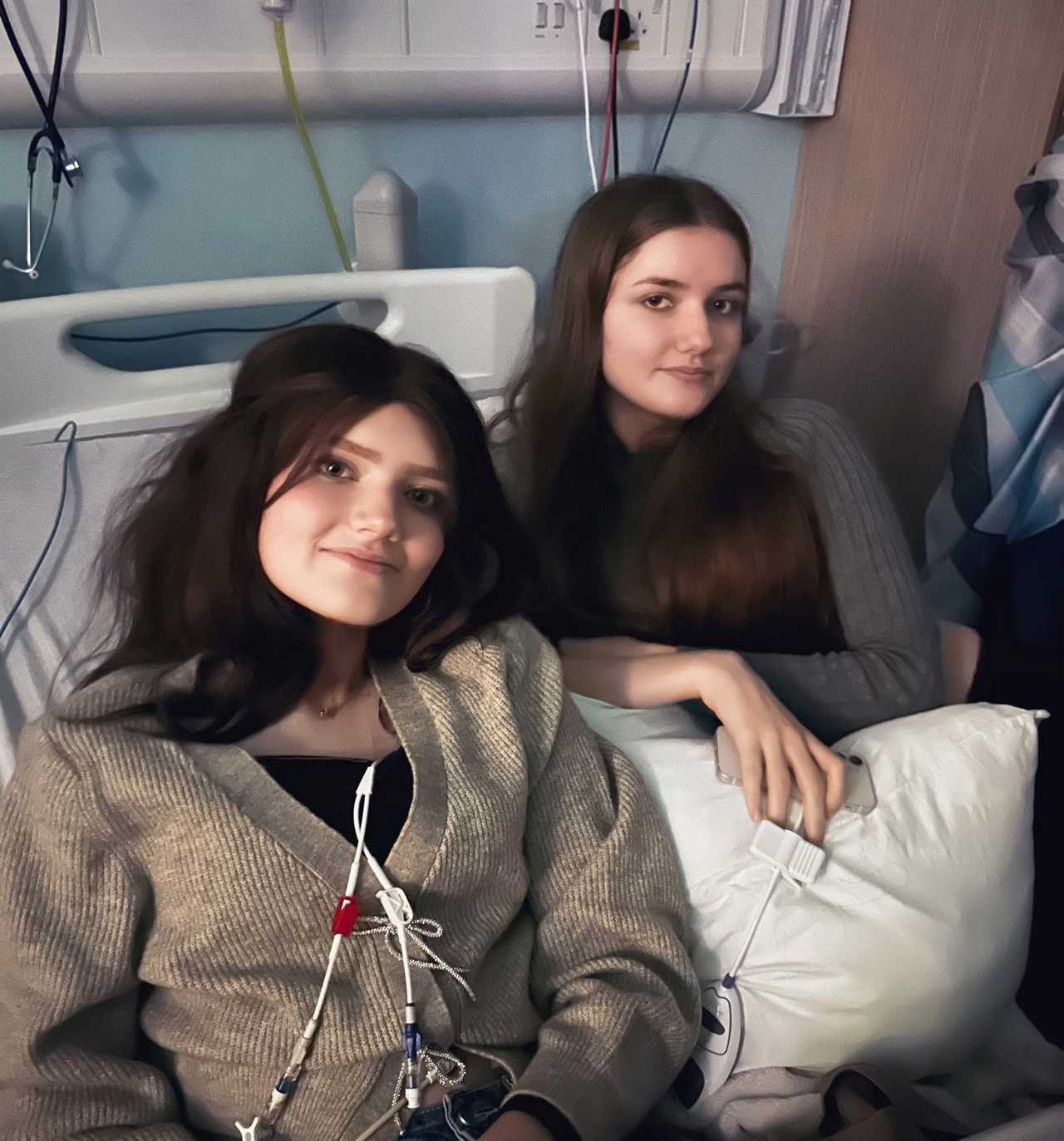 My twin girls were both struck by the same cancer symptoms – but only one of them is really sick