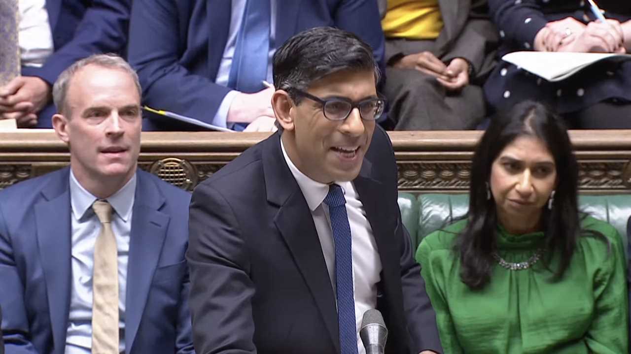 Rishi Sunak goes for the jugular & brands Keir Starmer ‘Sir Softie’ for going easy on violent criminals in PMQs bust-up