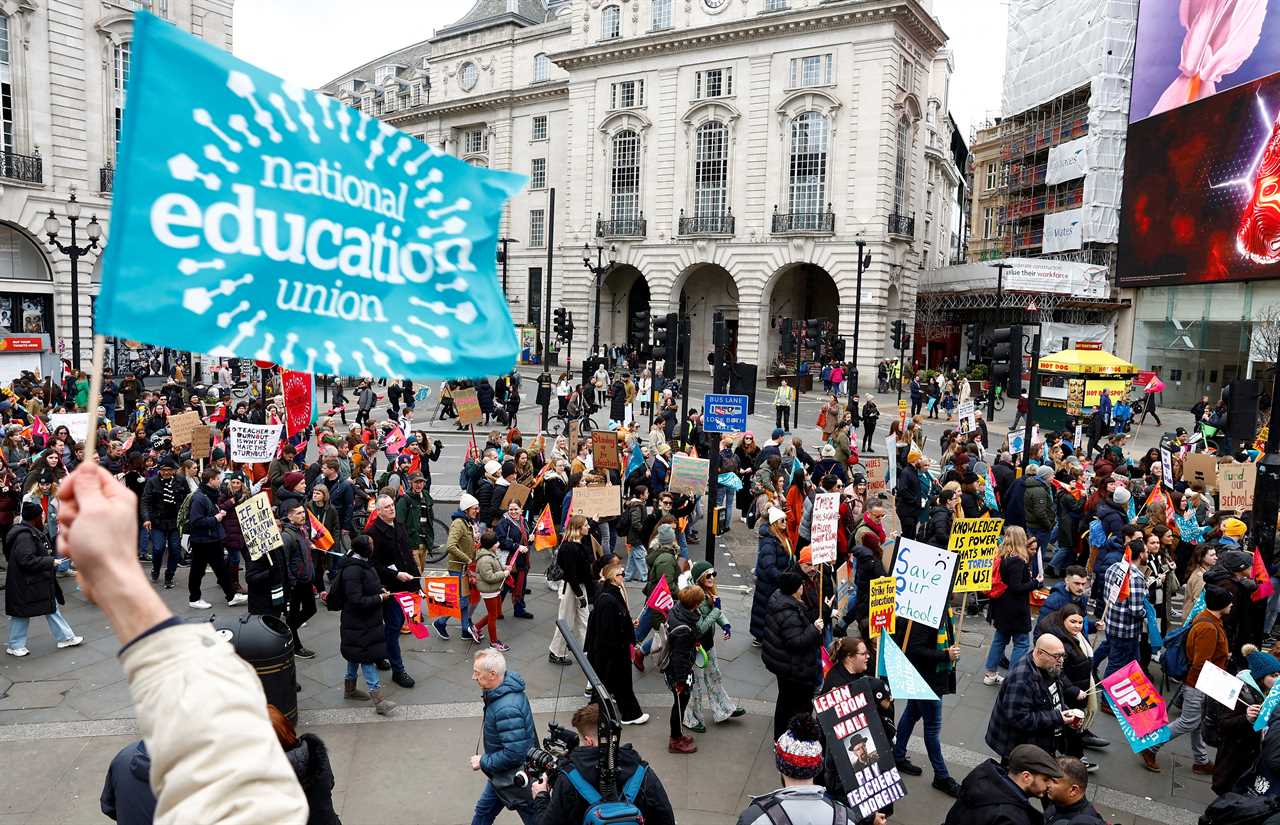 Teachers and nurses to stage walk outs as Brits face more strike misery