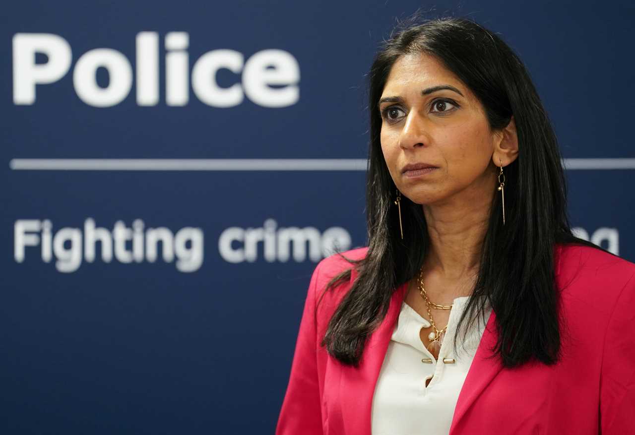Suella Braverman tells woke cops to ditch political correctness as she blasts officers for being soft on eco-loons