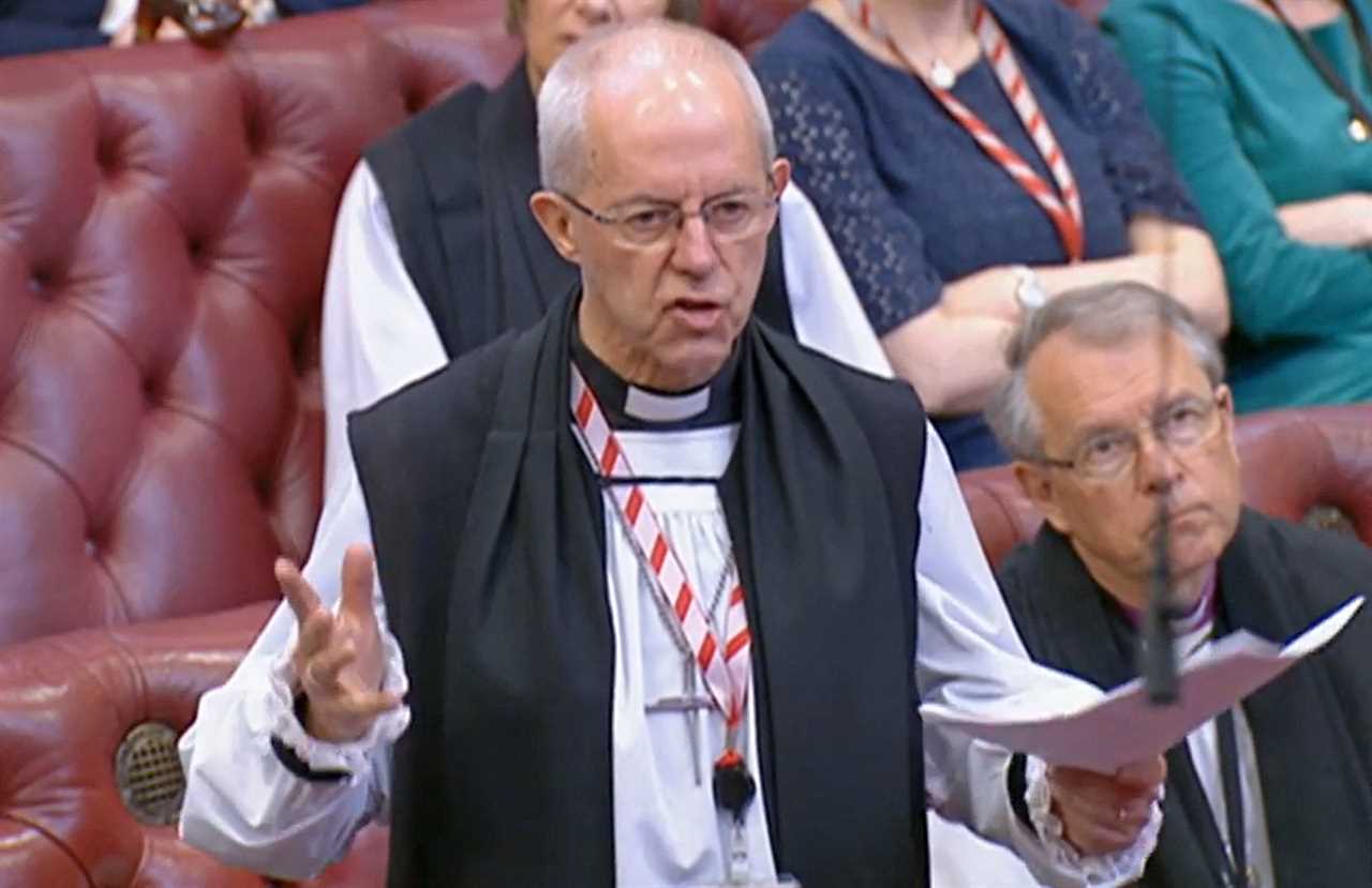 Archbishop of Canterbury sparks fury after attacking Government’s plans to curb illegal migration