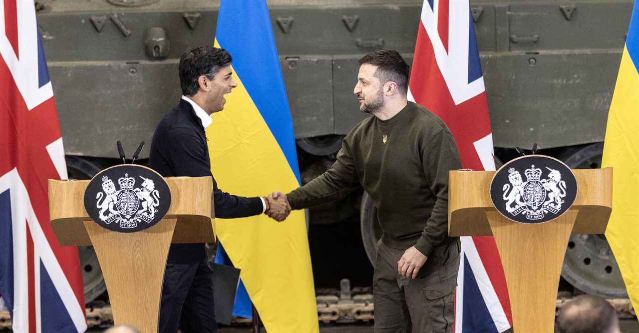 Ukraine’s Zelensky to meet Rishi Sunak today in surprise UK visit ahead of major counteroffensive against Putin’s army