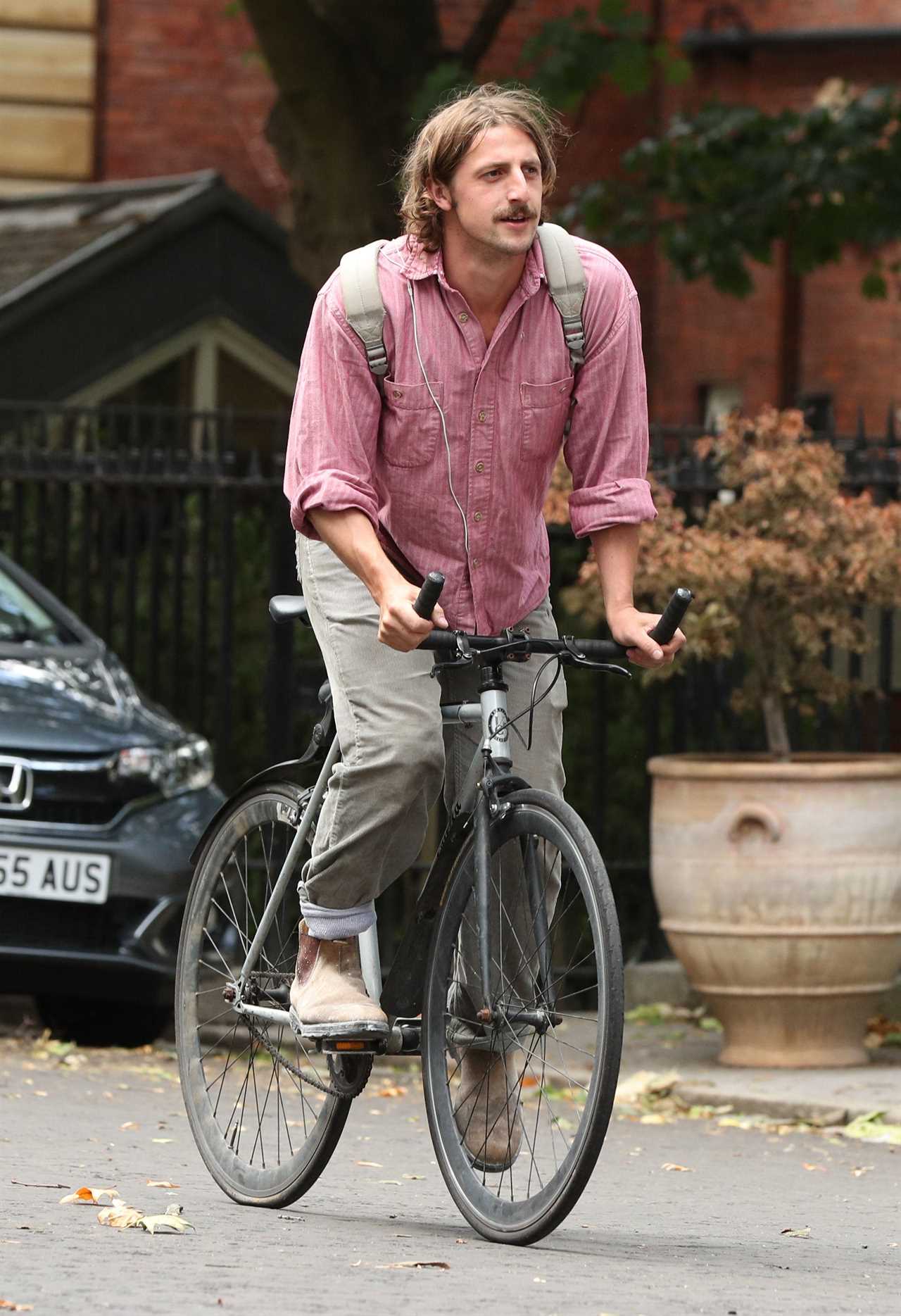 Milo is a keen cyclist like his father