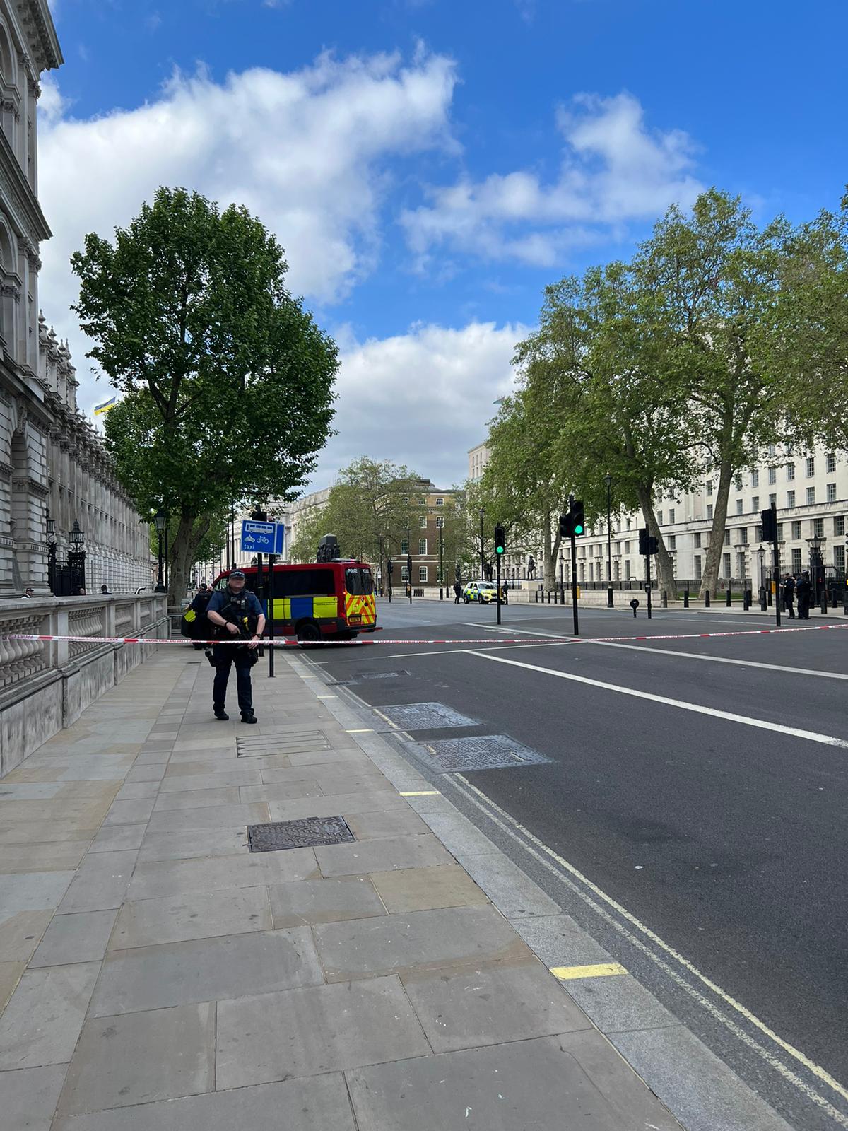 Westminster incident: Man arrested after car smashes into Downing Street gates sparking No 10 lockdown