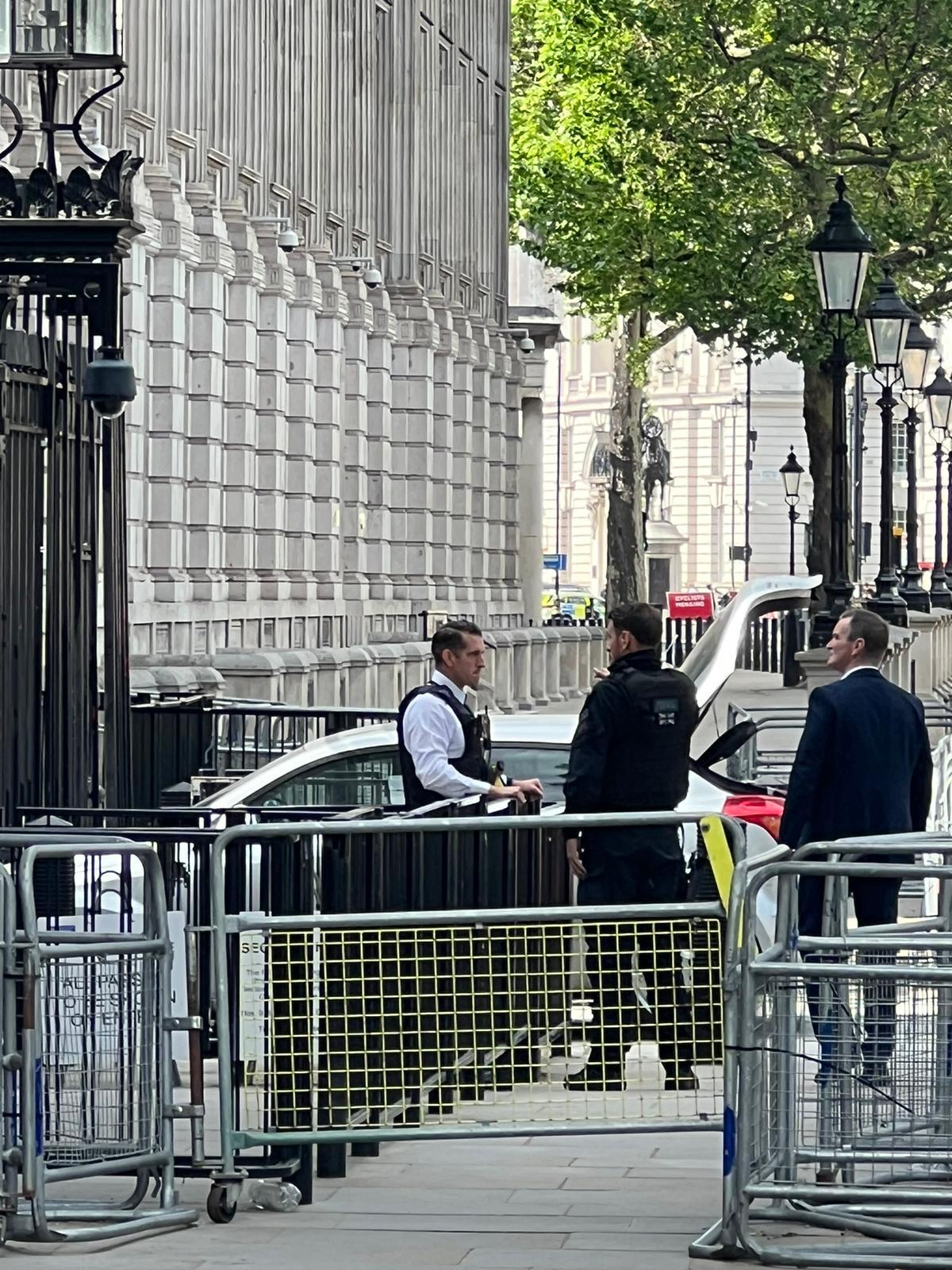 Westminster incident: Man arrested after car smashes into Downing Street gates sparking No 10 lockdown