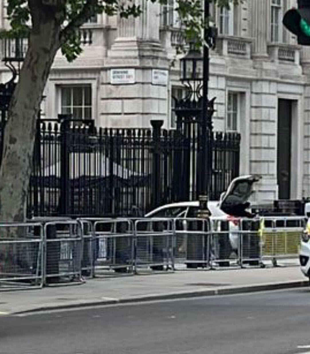 Westminster incident: Man arrested after car smashes into Downing Street gates sparking No 10 lockdown