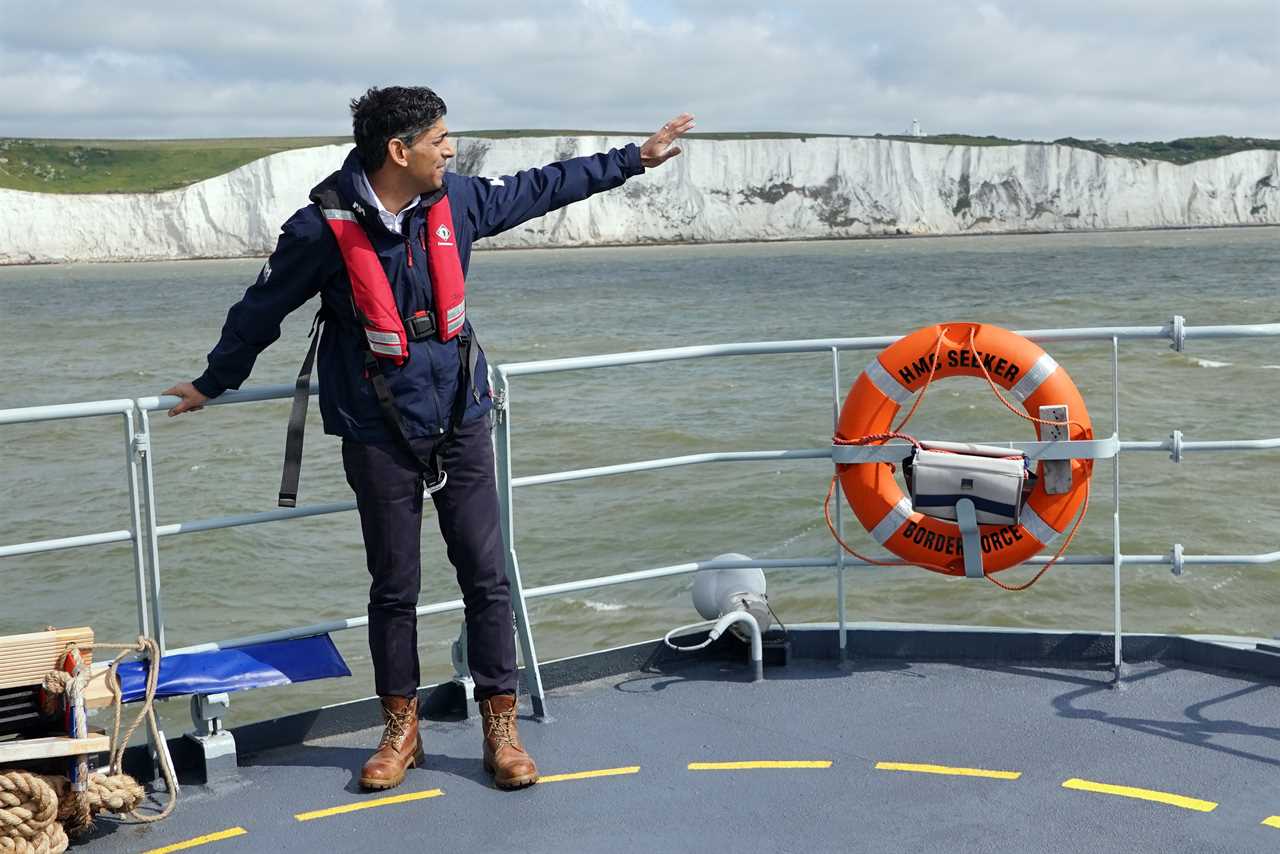 Two more barges holding 1,000 migrants will be in place within months, vows Rishi Sunak