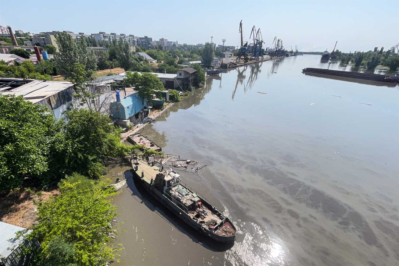 Rishi Sunak accuses Vladimir Putin of ‘new low’ after destruction of dam in Ukraine