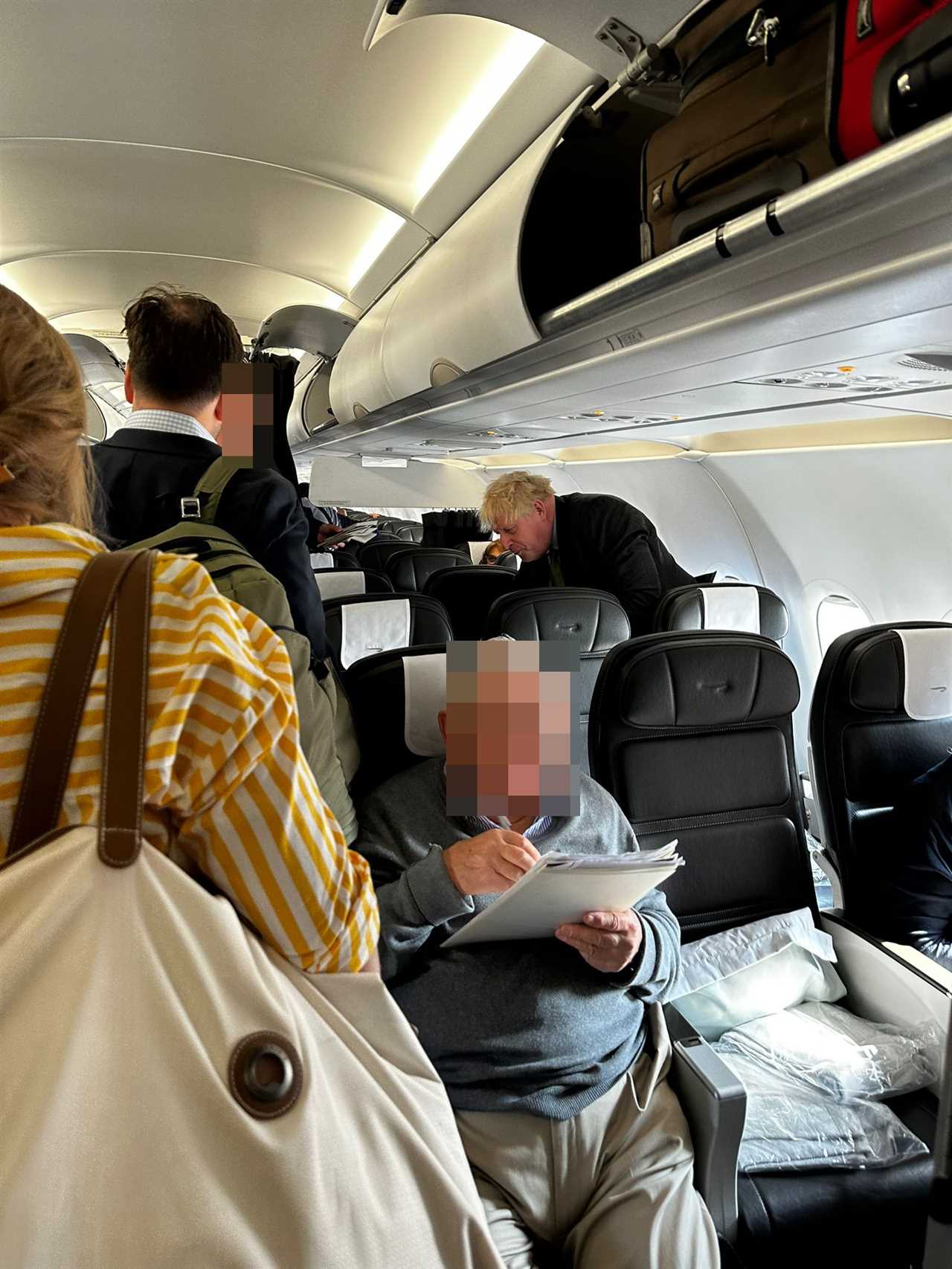 Grim-faced Boris Johnson received killer email which blew up political career as he boarded jet