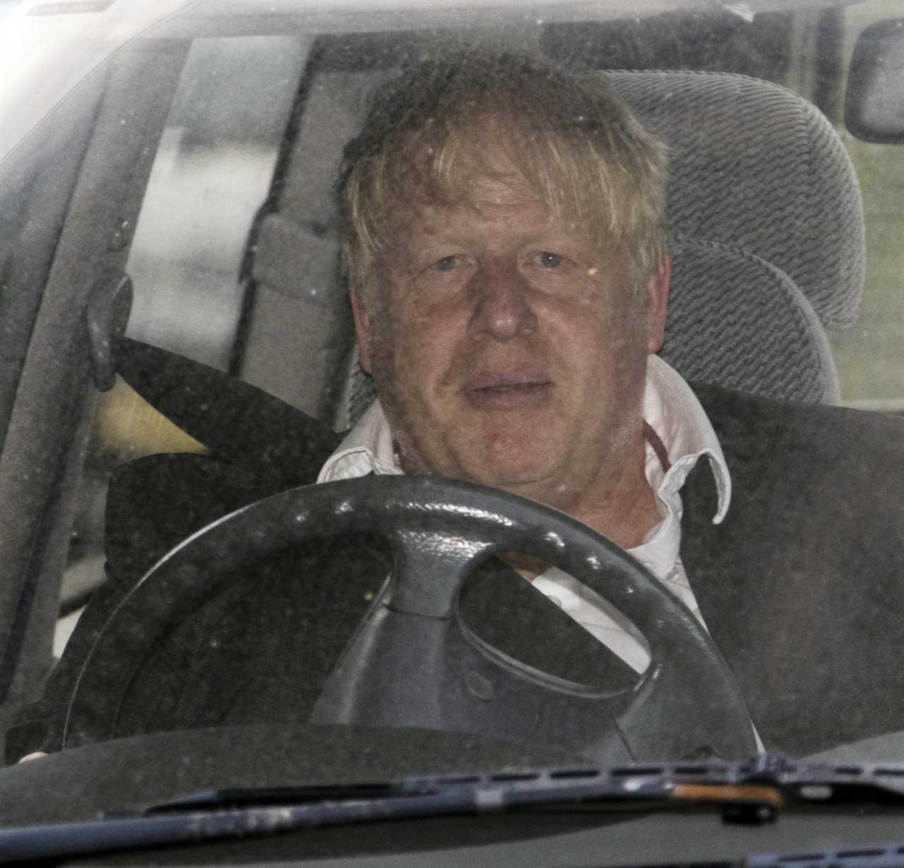 Grim-faced Boris Johnson received killer email which blew up political career as he boarded jet