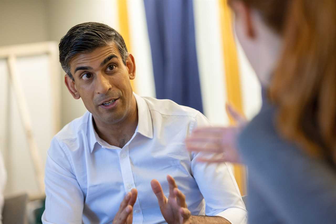 Rishi Sunak talks to Trending In The News's Kate Ferguson