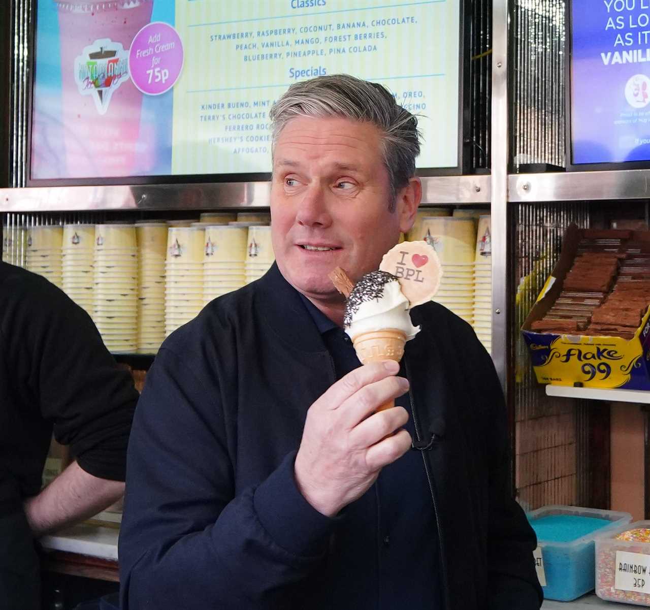 Goody two-shoes Labour leader Sir Keir Starmer was busted as a teenager for illegally flogging ice creams