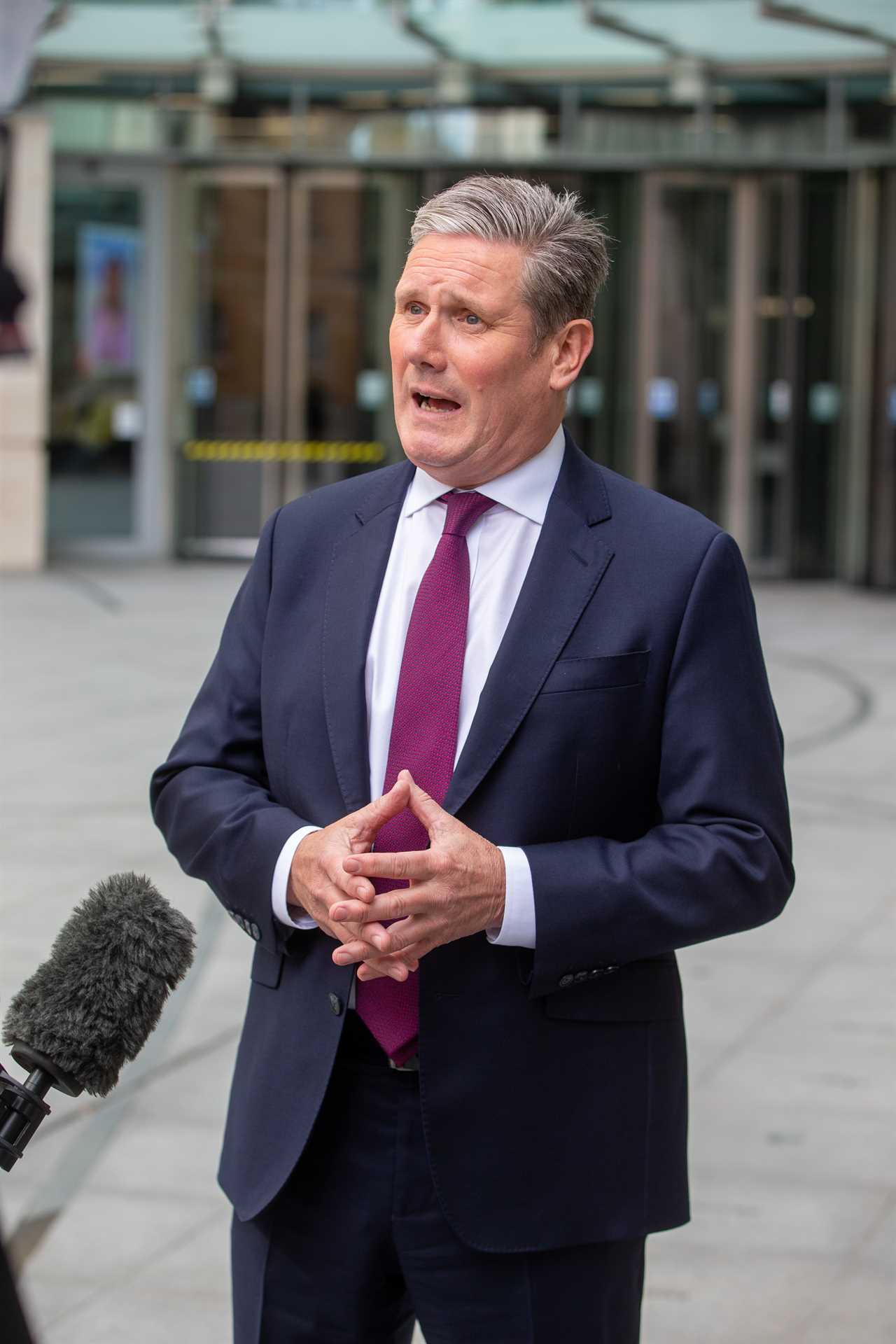 Zuma via PA Images July 16, 2023, London, England, United Kingdom: Labour Party leader KEIR STARMER is seen outside BBC Broadcasting House as he appears on Sunday With Laura Kuenssberg. (Credit Image: © Tayfun Salci/ZUMA Press Wire)