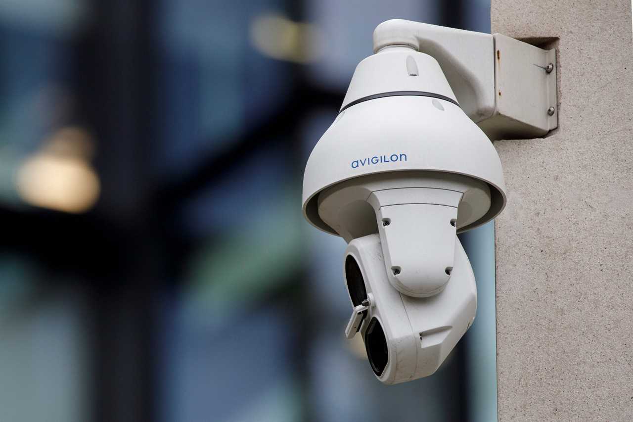 An Avigilon CCTV camera is seen on a wall in King's Cross, London on August 16, 2019. - The Information Commissioner's Office announced it would launch its own investigation into the use of facial recognition cameras after it was revealed scanners were being used in the King's Cross area of London. (Photo by Tolga Akmen / AFP)TOLGA AKMEN/AFP/Getty Images