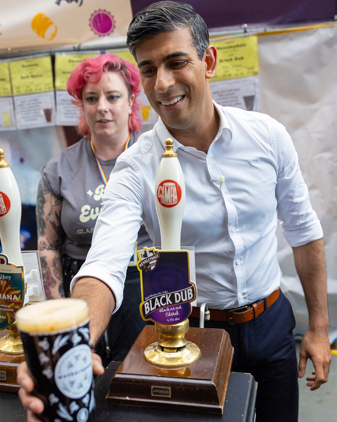 Labour MP says sorry for sharing deep fake pic of Rishi Sunak pouring a terrible pint