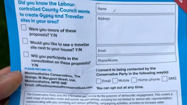 Deputy PM defends Gypsy and traveller leaflet after racism row