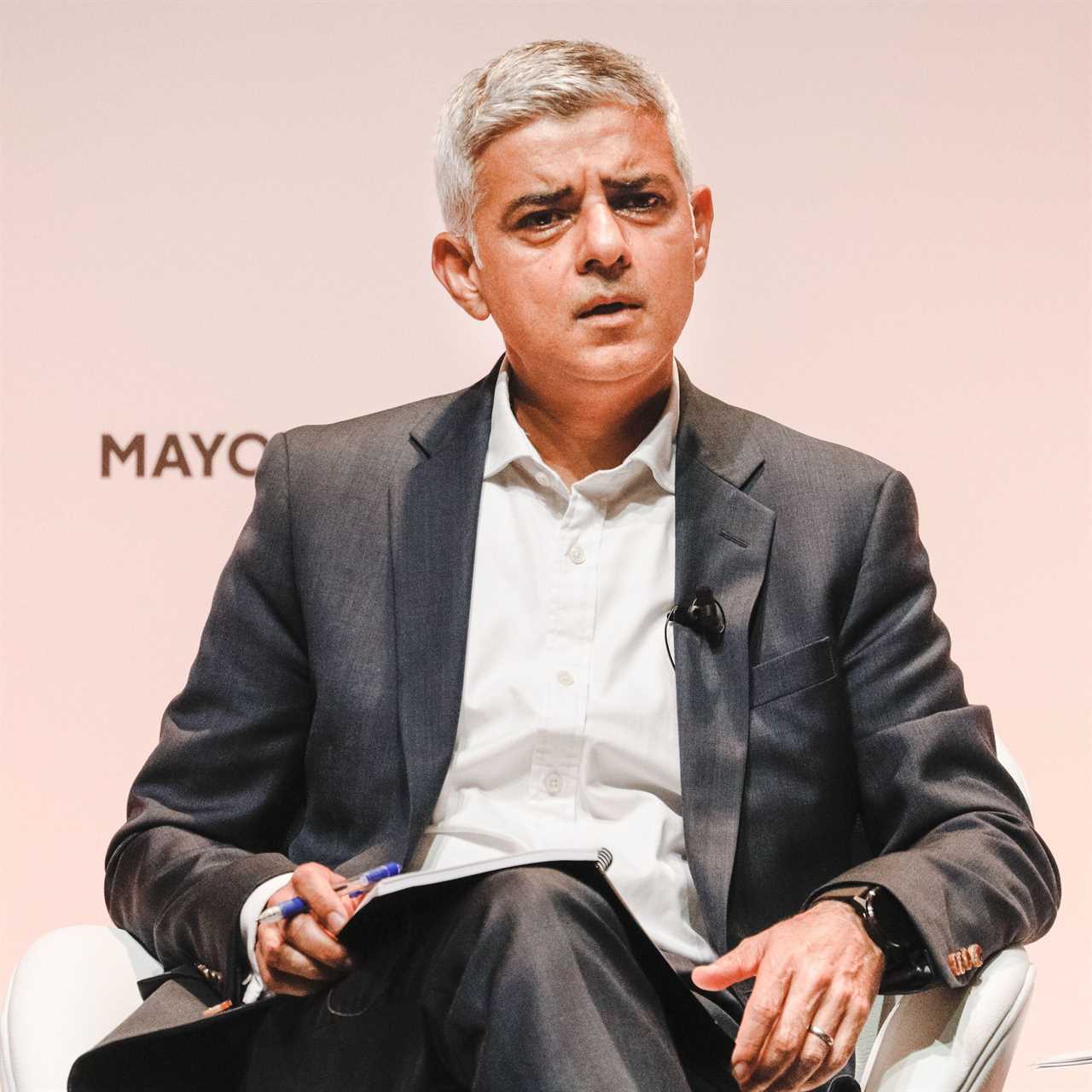 Alamy Live News. 2RA04CY London, UK. 29th June, 2023. Sadiq Khan. Londoners quiz Mayor of London, Sadiq Khan, and his deputy mayors at the State of London Debate 2023, hosted by James O'Brien. Topics include Transport, Policing and safety, Air quality and the environment Housing and London's economic recovery. Deputy Mayors (left to right) Shirley Rodrigues, Environment & Energy, Tom Copley, Housing & Residential Development, Sophie Linden, Policing & Crime, Seb Dance, Transport & Deputy Chair TfL Credit: Imageplotter/Alamy Live News This is an Alamy Live News image and may not be part of your current Alamy deal . If you are unsure, please contact our sales team to check.