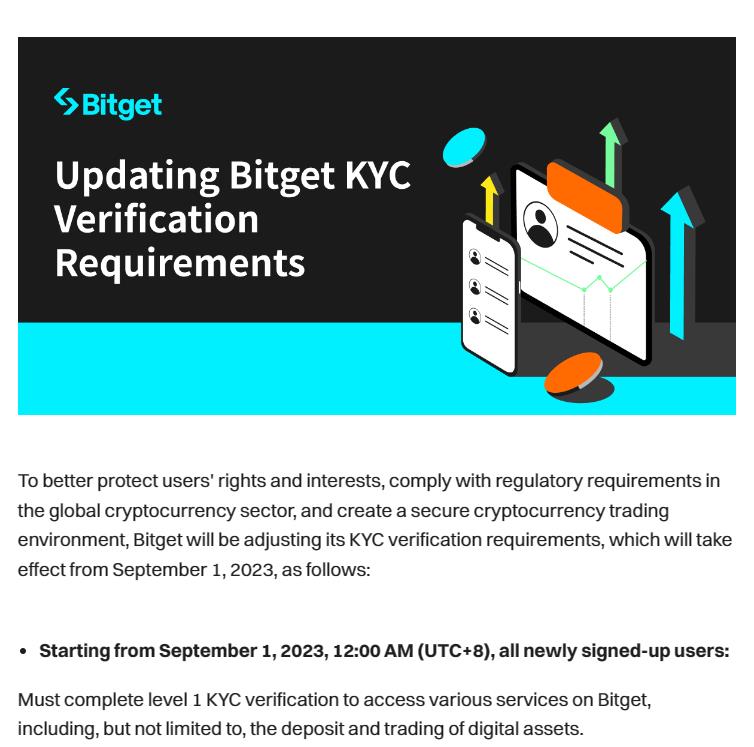 Bitget Implements New KYC Requirements to Comply with Global Regulations