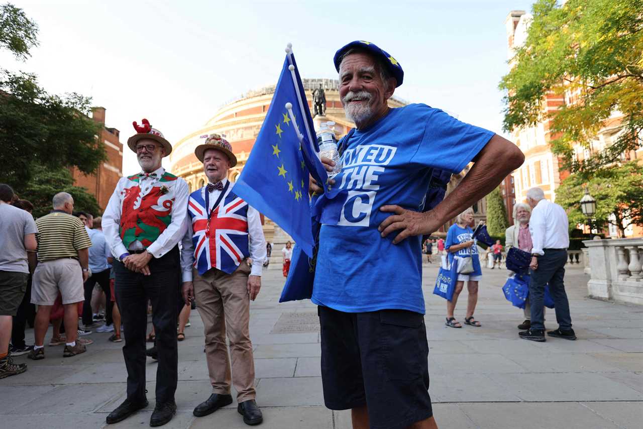 Rishi Sunak hits back at Remoaners after EU flag protest at Last Night Of The Proms