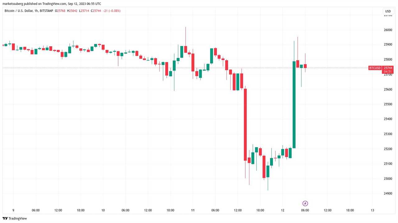 Bitcoin Price Rebounds and Faces Resistance at $26K