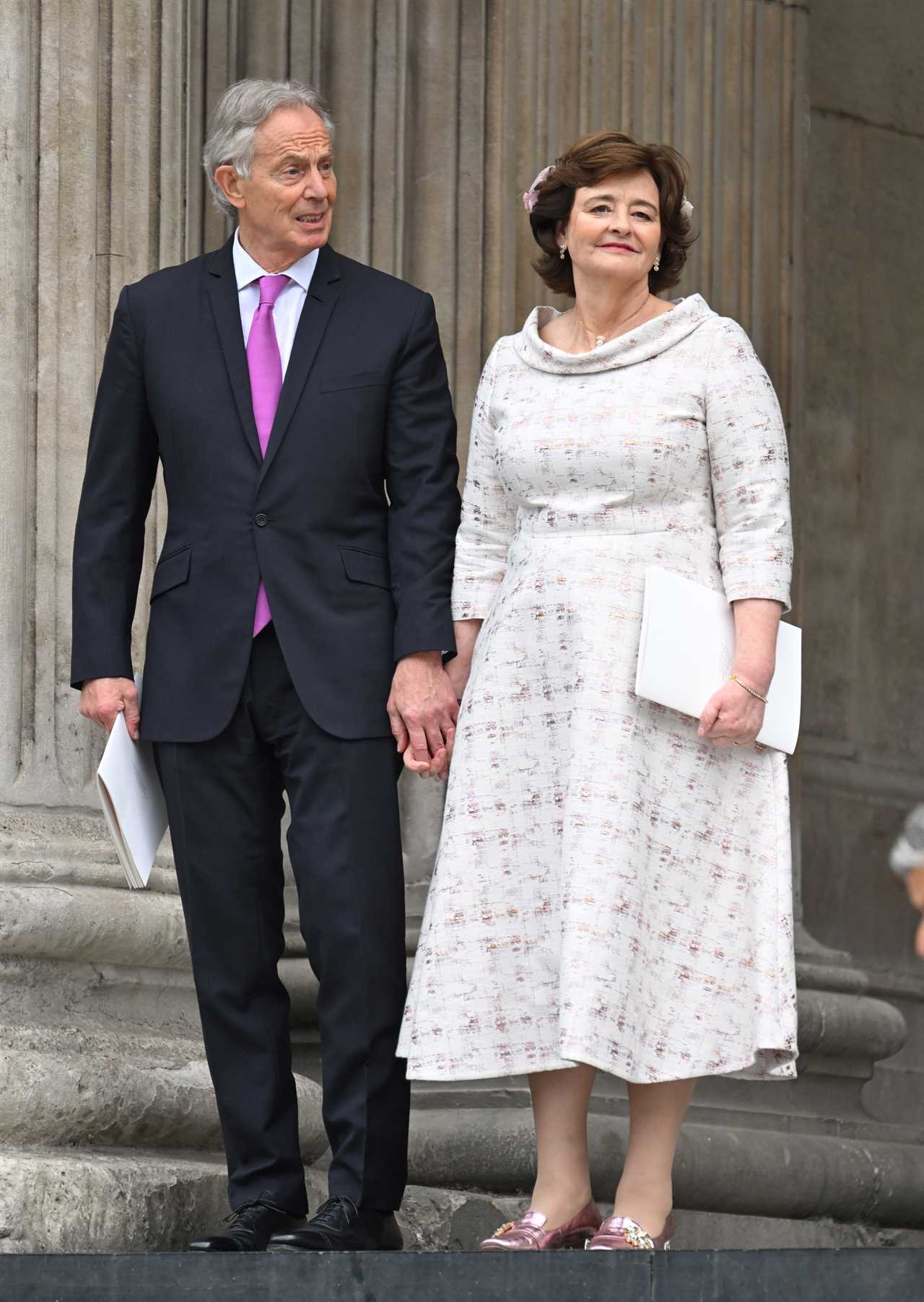 Who is Tony Blair’s wife Cherie and how many children do they have?