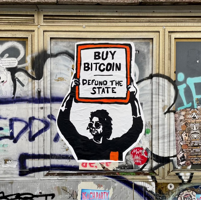 Graffiti artists Street Cy₿er are painting the town Bitcoin