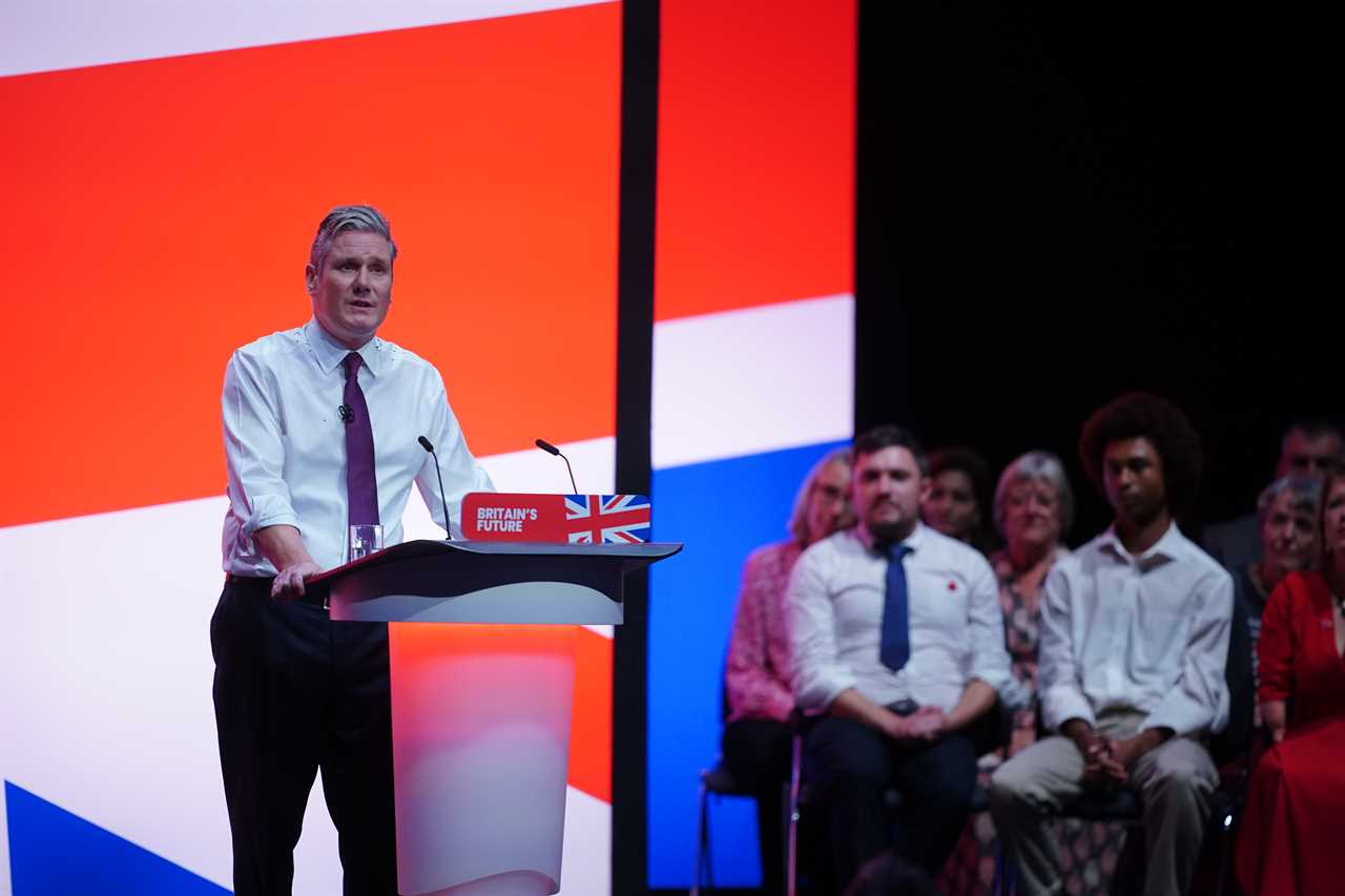 Keir Starmer Rolls Up His Sleeves as He Bids to Banish Corbyn's Ghost & Leads Ovation for Israel at Labour Conference