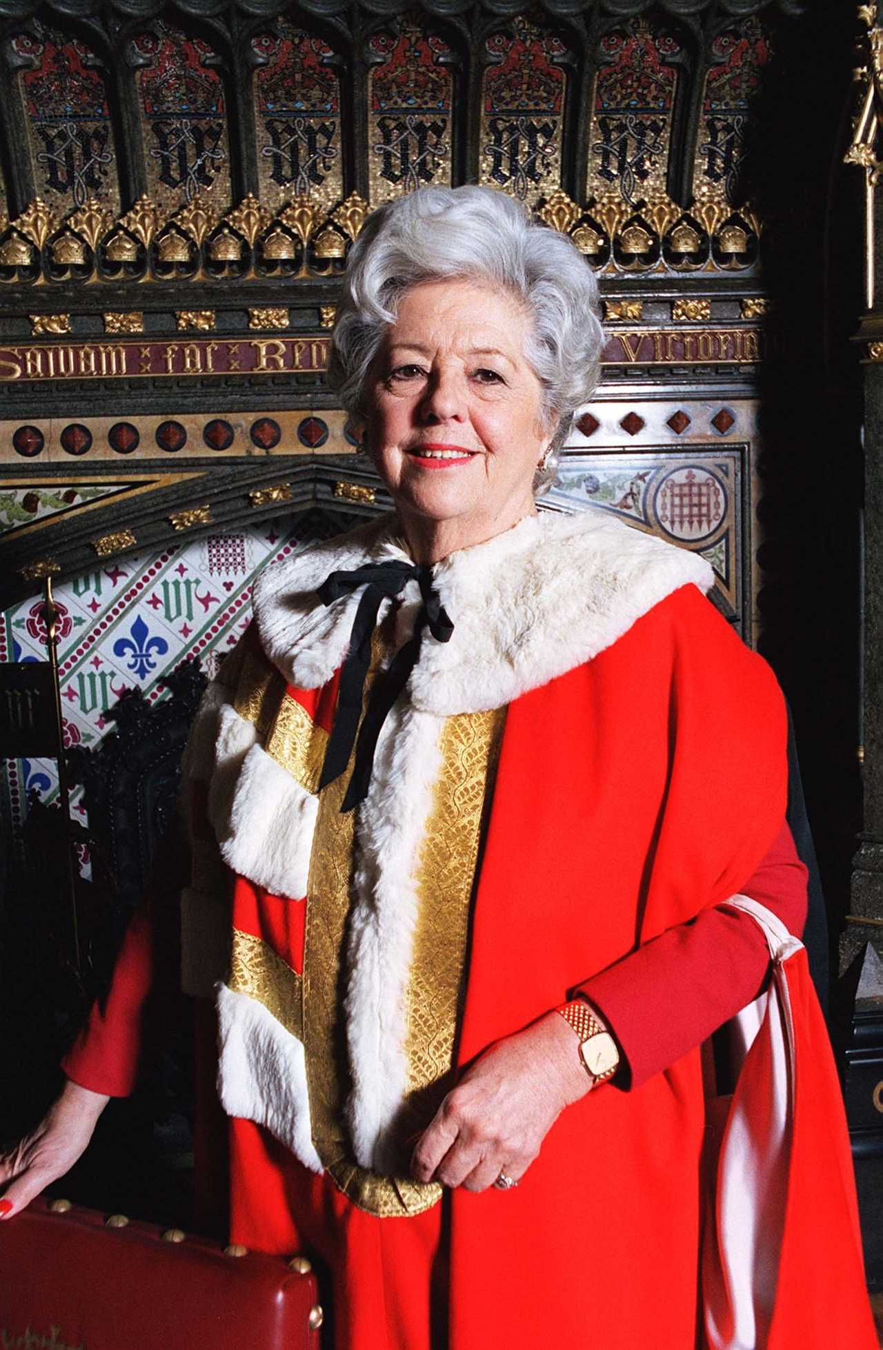 Former Commons Speaker Betty Boothroyd Left £3.7 Million to Friends and Charities, Will Reveals