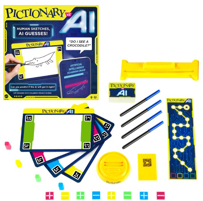 Win a Mattel Games Bundle Worth Over £100, Featuring the New Christmas Top Toy Pictionary vs AI!