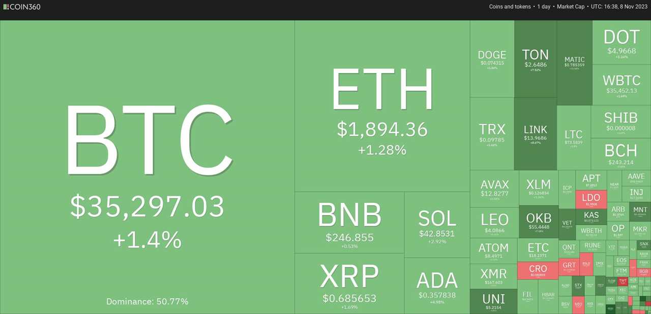 Bitcoin's Long-Term Holders Near All-Time High as Altcoins Rally