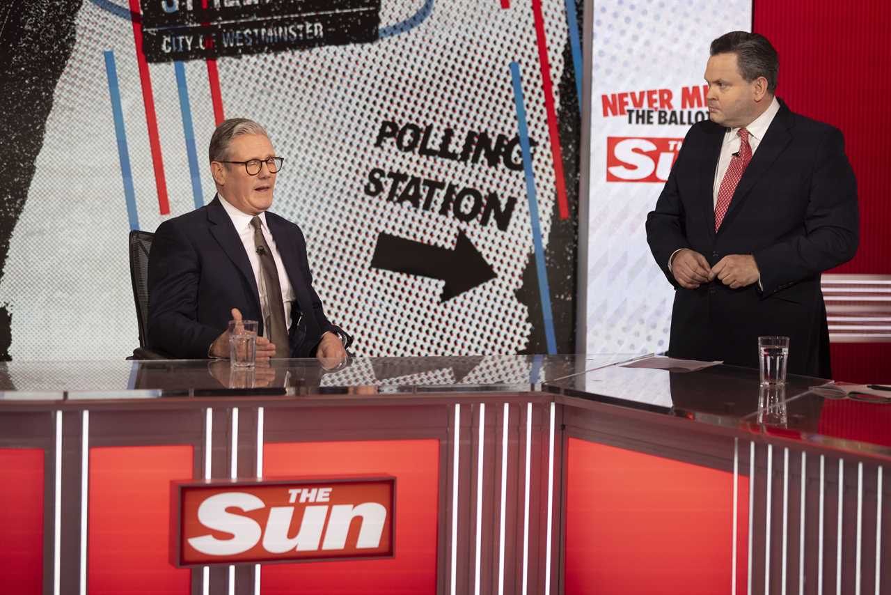 Keir Starmer faces tough questions on The Sun's politics show