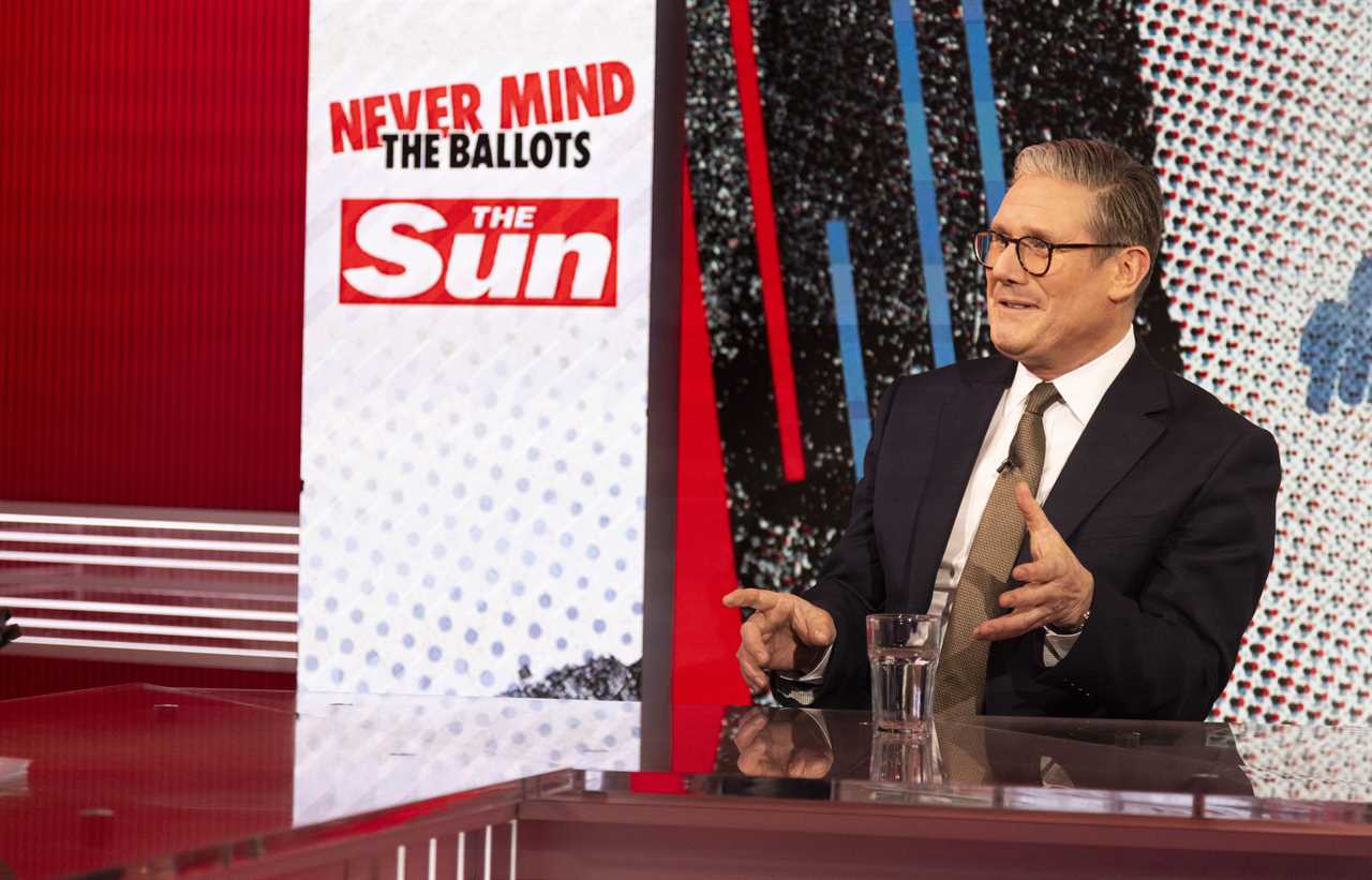 Keir Starmer faces tough questions on The Sun's politics show