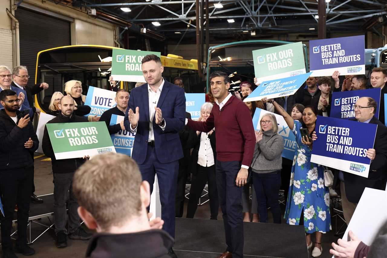 Rishi Sunak urges voters to send a message to Keir Starmer as Tories launch local election campaign