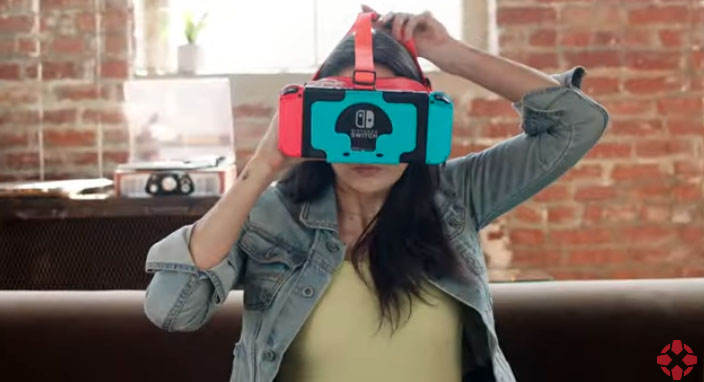 Nintendo and IGN team up for a fake virtual reality headset for the Nintendo Switch